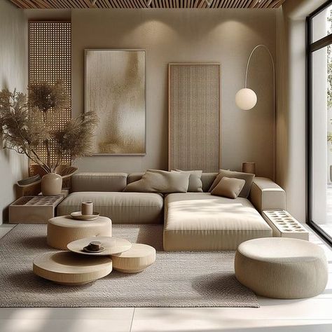 These Japandi Living Room Ideas Will Make You Want to Marie Kondo Your Whole House Modern Clean Living Room, Japandi Style Living Room, Clean Living Room, Wabi Sabi Living Room, Japandi Living Room Design, Style A Scarf, Japandi House, Clean Living Rooms, Japandi Home Decor