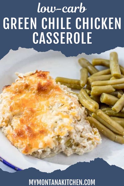 Green Chile Chicken Casserole, Chile Chicken Casserole, Low Carb Casserole Recipes, Casserole Recipes For Dinner, Low Carb Casserole, Easy Keto Casserole, Green Chile Chicken Enchiladas, Chicken Casserole Easy, Green Chile Chicken