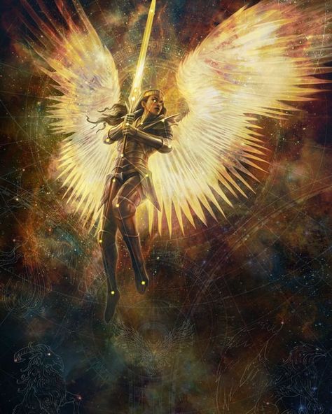 Winged Human Art, Battle Angel Art, Winged Knight, Wild West Steampunk, Light Mage, Wings Of Light, Angel Knight, Dnd Paladin, Warrior Angel