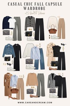 Autumn Woman Outfits, Women's Autumn Outfits Over 50, Fall Outfits Women Europe, Autumn Outfits In Europe Women, Classic Outfits Ideas, Fall Casual Capsule Wardrobe, Autumn Outfits Chic, Autumn 2024 Outfits Women, Outfit Fall Ideas