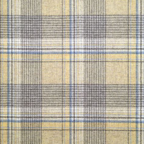 Tartan Wallpaper, Sanderson Fabric, Navy Blue Linen, Yellow Interior, Shetland Wool, Tartan Fabric, Check Fabric, Cheque Design, Tweed Fabric