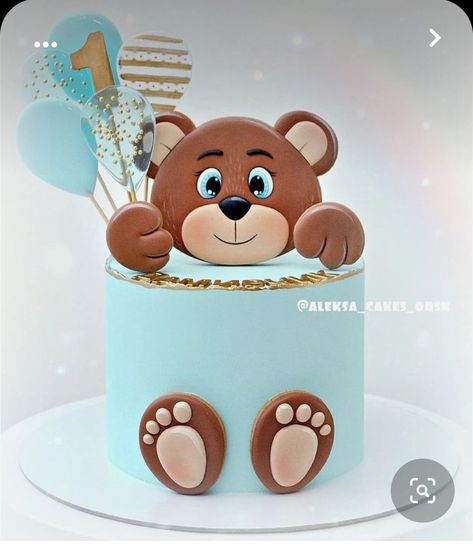 Happy Birthday Cake Ideas, Birthday Cake Ideas For Kids, Cake Designs For Boy, 1st Bday Cake, Boys 1st Birthday Cake, Baby Boy Birthday Cake, Animal Birthday Cakes, Baby First Birthday Cake, Cute Happy Birthday