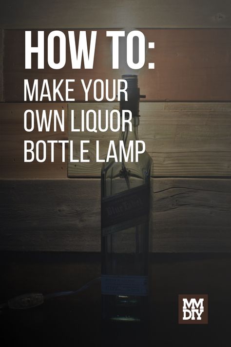 Diy bottle lamp