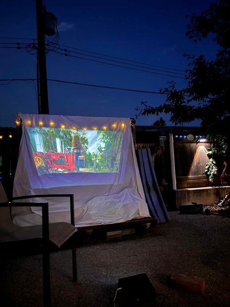 One way to end the evening, outside movie nights in the back yard! ✨ ✨ Sweet dreams to you all 😴 Outside Movie, Movie Nights, Movie Night, Sweet Dreams, The Back, Amber, The Outsiders, Yard, On Instagram