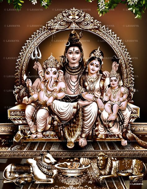 Album No. - 406 Siva Family | #Lavanya #religious #photos #m… | Flickr Mahadev Family, Lord Ganesh Hd Wallpaper, Ganesh Hd Wallpaper, Ganpati Images, Lord Shiva Hd, Arte Ganesha, Lord Murugan Wallpapers, Lord Siva, Ganesh Wallpaper