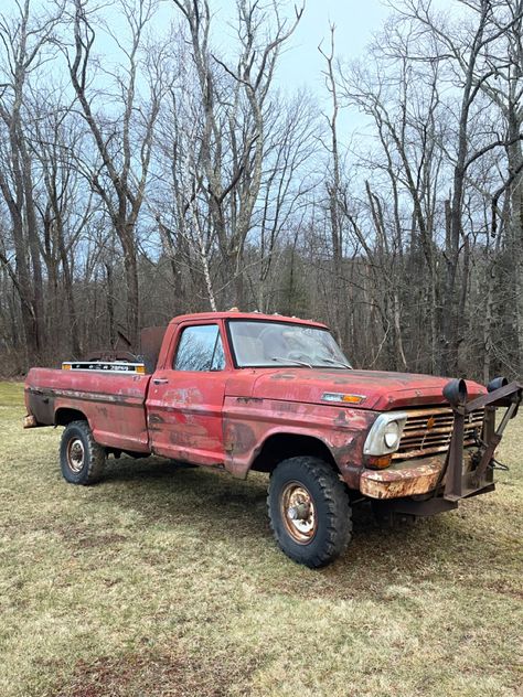 F250 Highboy, Plow Truck, Dream Trucks, Dream Bike, Pick Up Truck, Old Ford Trucks, Classic Ford Trucks, Rusty Cars, Ford 4x4