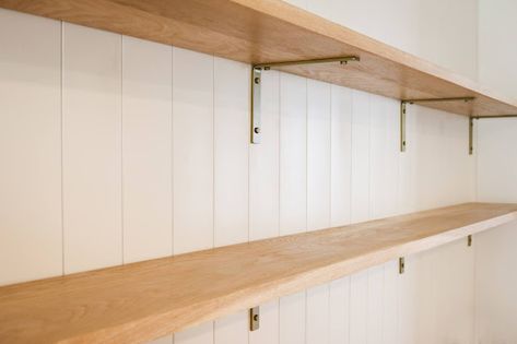 Bookshelf With Brackets, Bracket Wall Shelves, Wood Shelves With Brackets, Sturdy Wall Shelves, Rejuvenation Shelves, Shelf Across Wall, Diy Floating Shelves With Brackets, Diy Shelves With Brackets, Floating Shelves Brackets