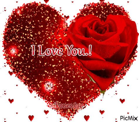 I Love You Images Heart, I Love You Flowers, Love You Gif Images, Love Flowers Beautiful, I Love You Too Images, Gif For Love, I Love You Images Cute, Images Of Love Hearts, Heart Images Romantic