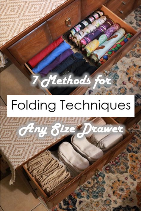 Top Organization Ideas, Organized Drawers Clothes, Shirt Folding Trick, Dresser Top Organization Ideas, Messy Drawer, Dresser Top Organization, Nursery Drawer Organization, Flat Organization, Organizers Diy