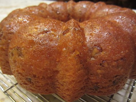 Cooking Through the Clippings: Sherry Cake Sherry Cakes, Sherry Cake, Bundt Pan Recipes, Nut Cake, Wine Cake, Pan Recipes, Culinary School, Little Cakes, Instant Pudding