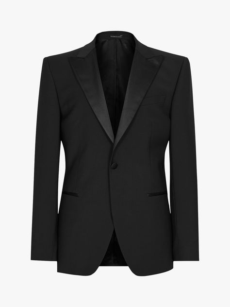 Reiss Poker Performance Modern Fit Dress Suit Jacket, Black - Schlatt Cosplay, Black Suite, Theodore Nott, Single Breasted Suit, Young Women Activities, Black Suit Jacket, Jacket Suit, Stripe T Shirt, Dress Suit