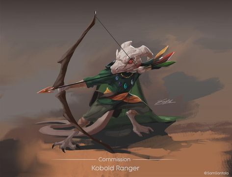 Kobold D&d, Ranger Dnd, Dnd Dragonborn, Dnd Races, Fantasy Races, Dungeons And Dragons Characters, Fantasy Inspiration, Dnd Characters, Character Portraits