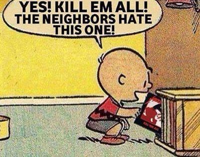 I just love Charlie Brown's music choice!! Playlist Cover Photo Funny, Spotify Metal Playlist Covers, Rock And Roll Playlist Cover, Classic Rock Playlist Cover, Metal Spotify Cover, Playlist Covers Metal, Heavy Metal Playlist Cover, Metal Spotify Playlist Covers, Metallica Playlist Cover