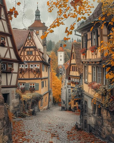 Vintage charm of Rothenburg ob der Tauber, a famous landmark in Germany 🍁🏰 #GermanyLandmarks #HistoricalGermany #TravelGermany Germany Travel Guide, Rothenburg Ob Der Tauber, Historical Landmarks, Beautiful Places Nature, Autumn Vibes, Beautiful Places To Travel, Beautiful Places To Visit, Macedonia, Germany Travel