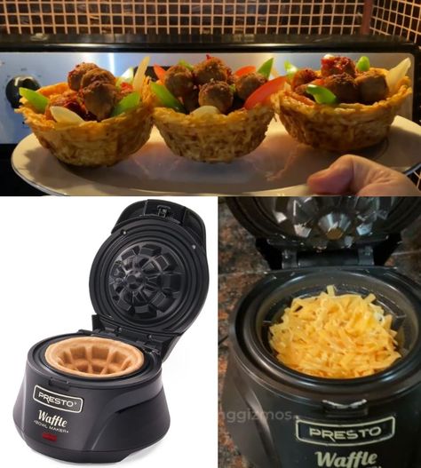 Keto Waffle Bowl Maker Recipes, Waffle Bowl Recipe Ideas, Dash Mini Waffle Bowl Maker Recipes, Dash Waffle Bowl Maker Recipes, Mini Waffle Bowl Maker Recipes, Waffle Bowl Recipes, Waffle Bowl Maker Recipes, Waffle Bowl Desserts, Waffle Bowl Recipe