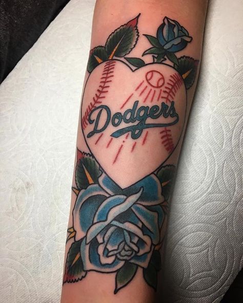 Dodger Tattoo Ideas, Yankee Tattoo For Women, Dodgers Tattoo For Women, La Dodgers Tattoo For Women, Tattoo Ideas Baseball, Sports Tattoos Women, Dodger Tattoos For Women, La Dodgers Tattoo, Dodger Tattoo