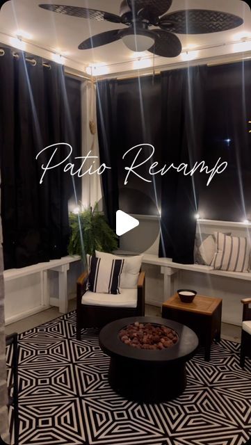 Jasmine Peete | Beauty + Body Enhancers + Lifestyle on Instagram: "Patio Pimpin all Summer✨🍃 Before and after patio revamp in 24 hours thanks to @interiors_by_terreia! The Absolute Best!! I told her I just wanted it to be a vibe and it’s perfect for us! Book your revamp today! #revamp #revamprestylereveal #revamp #patio #patiodecor #patiodesign #patiofurniture #nature #selflove #life" Small Lanai Ideas, Screened In Porch Decorating Ideas, Small Patio Decor, Apartment Patio Decor, Patio Decorating Ideas, Small Patio, Beauty Style, Beauty Body, Tell Her