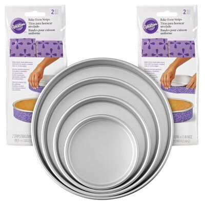 Wilton Cake Pans, Cake Pan Set, Baking Cakes, Layer Cakes, Round Cake, Bakeware Set, Baking Pan, Feeding A Crowd, Round Cake Pans