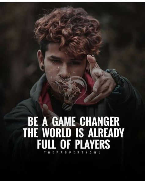 Don't be a follower in the crowd.Be a game changer and stand apart! What do you think? Comment below. @sochindiasoch #changethegame… Quotes About Attitude, Quotes Love Life, Millionaire Quotes, Quotes Thoughts, Raising Boys, Warrior Quotes, Joker Quotes, Motivation Fitness, Badass Quotes