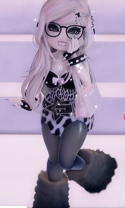 Royale High Gyaru Outfit Ideas, Scene Rh Outfits, Rh Scene Fits, Scene Royale High Outfits, Gyaru Royale High Outfits, Royale High Avatar, Gyaru Royale High, Rh Outfit Ideas, Royale High Outfits