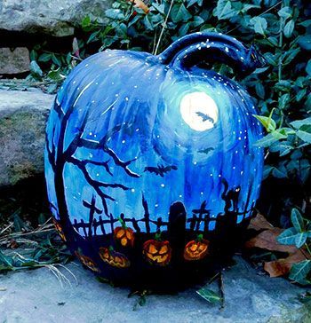 Easy Pumpkin Carving Ideas, Pumpkins Painting, Fall Pumpkins Painting, Pumpkin Paint, Halloween Pumpkin Crafts, Creative Pumpkin Painting, Creative Pumpkin Decorating, Halloween Pumpkin Carving Stencils, Pumpkin Decorating Contest