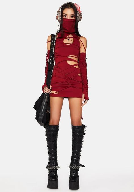 Red Festival Outfit, Red Rave Outfit, Rave Fit, Rave Fits, Rave Style, Rave Clothes, Festival Outfits Rave, Burning Man Fashion, Fest Outfits