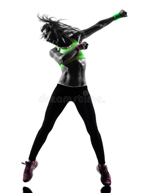 Zumba Photography, Dancing Silhouette, Woman Exercising, Zumba (dance), Dance Background, Dance Silhouette, Dance Photography Poses, Dance Sing, Zumba Dance