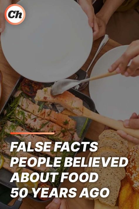 If you've ever encountered someone defrosting meat the wrong way or making false claims about the health benefits of raw milk, they're likely basing that off food myths from the past, and we can provide you with some of the most significant ones ever believed! Food Questions, False Facts, Food Myths, Food Knowledge, Myths And Facts, Constantly Evolving, Egg Yolks, Living Proof, 50 Years Ago