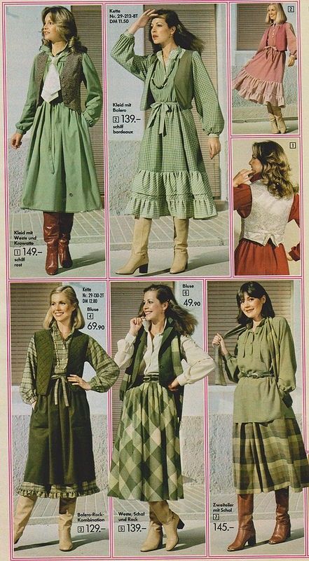 Fashion 70s Womens Skirts, 1970-80 Fashion, 1970s Southern Fashion, 1970 Fashion Women Dresses, 60s Vest Outfit, 1970s Country Fashion, 70s Women Fashion Dresses, 1970 Clothes Women, Retro Outfits 80s Style Skirt