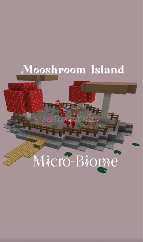 Mushroom Island Base Minecraft, Mushroom Minecraft Ideas, Minecraft Mushroom Aesthetic, Minecraft Mushroom Ideas, Mushroom Biome House Minecraft, Mushroom Biome Minecraft Builds, Minecraft Mushroom Banner, Mushroom Banner Minecraft, Minecraft Shroom House