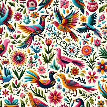 mexican, mexico, otomi, culture, tenango, flowers, huichol, huichol art, color, jalisco, crafts, colored, tenangos, nayarit, morelos, prehispanic, vallarta port, pattern, floral, embroidery, textile, tissue, loom, patterns, mexican embroidery, mexican cult • Millions of unique designs by independent artists. Find your thing. Mexican Pattern Design Folk Art, Mexican Textiles Pattern, Mexican Tapestry, Otomi Pattern, Mexican Patterns, Otomi Art, Mexican Embroidery Designs, Embroidery Mexican, Otomi Fabric