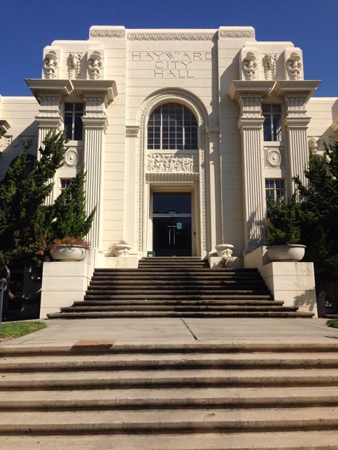 Hayward City Hall. Hayward, CA. Hayward California, Ca History, California City, California History, San Lorenzo, East Bay, San Francisco Bay, California Style, My Town