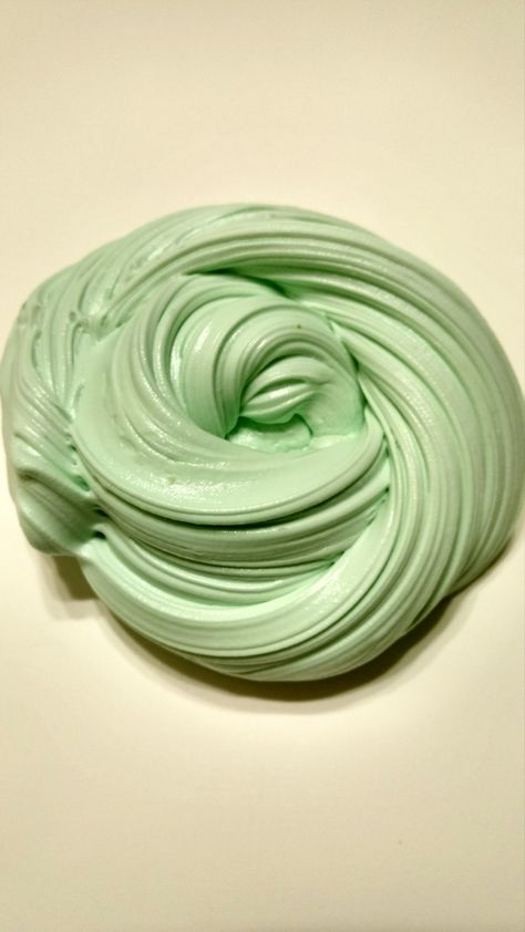 Fluffy Slime, Slime, Green Tea, Sofia, Swirl, Bowl, Tea, Canning, Green