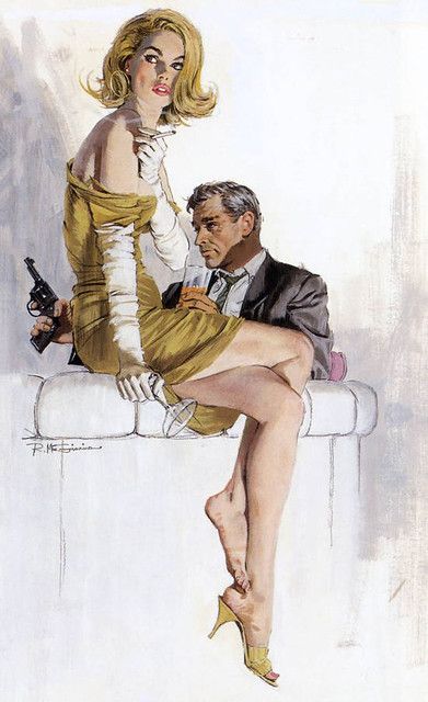 .... kill now- pay later! | artist- Robert McGinnis | Flickr Robert Mcginnis Art, Mcginnis Art, Robert Mcginnis, Pulp Fiction Art, Pulp Covers, Pulp Art, Vintage Illustrations, Pin Up Art, Pulp Fiction