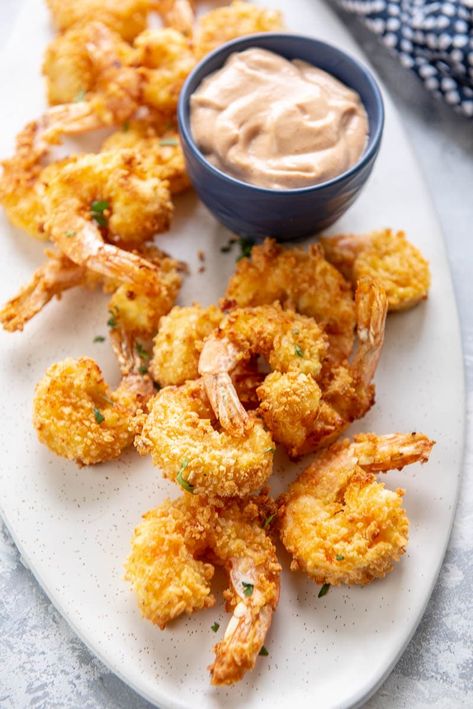 Gluten Free Breaded Shrimp, Fried Shrimp In Air Fryer, Fried Shrimp Air Fryer, Gluten Free Fried Shrimp, Shrimp Recipes Air Fryer, Air Fryer Fried Shrimp, Recipes In Air Fryer, Gluten Free Shrimp Recipes, Summer Shrimp