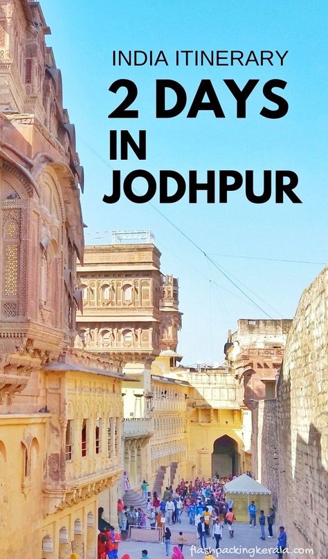 India itinerary. 2 days in Jodhpur for Rajasthan tour. Backpacking india trip planning tips. outdoor travel destinations on a budget with culture. #flashpackingkerala Rajasthan Itinerary, India Itinerary, Rajasthan Travel, Rajasthan Tour, India Trip, Backpacking India, India Travel Guide, Backpacking Asia, Visit Places