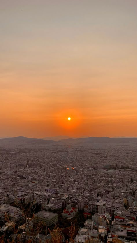 Summer In Athens, Athens Greece Aesthetic, Athens Aesthetic, Greece Wallpaper, Gap Year Travel, Sunset Point, Fake Pictures, Athens Greece, Travel Inspo