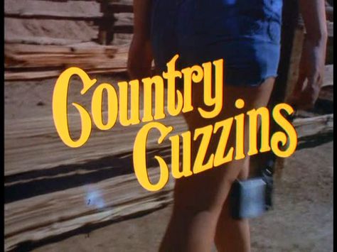 countrycuzzins1970dvd Movie Typography, Animated Type, 70s Movie, Vintage Web Design, 1970s Movies, 70s Films, Movie Invitation, Old Western Movies, Film Collection