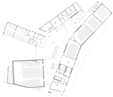 University Plan, Hospital Design Architecture, Second Floor Plan, Landscape Architecture Plan, Building Design Plan, School Building Design, Concept Models Architecture, Architecture Portfolio Design, Library Architecture