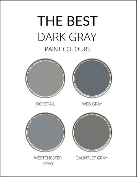 Found the top dark gray paint colours from Sherwin Williams. Warm and cool greys including Web Gray, Gauntlet Gray, Westchester Gray, Dovetail and more, from Kylie M E-design, DIY online paint colour expert. #darkgray #sherwinwilliams #grey #gray #paintedcabinets #exterior #exteriorsiding #grayexterior #greyexterior #kylieminteriors #kyliemedesign Charcoal Gray Paint Sherwin Williams, Sherwin Williams Dovetail Exterior, Westchester Gray Sherwin Williams, Web Gray Sherwin Williams, Charcoal Paint Colors, Sherwin Williams Gauntlet Gray, Gauntlet Gray Sherwin Williams, Westchester Gray, Living Room With Plants