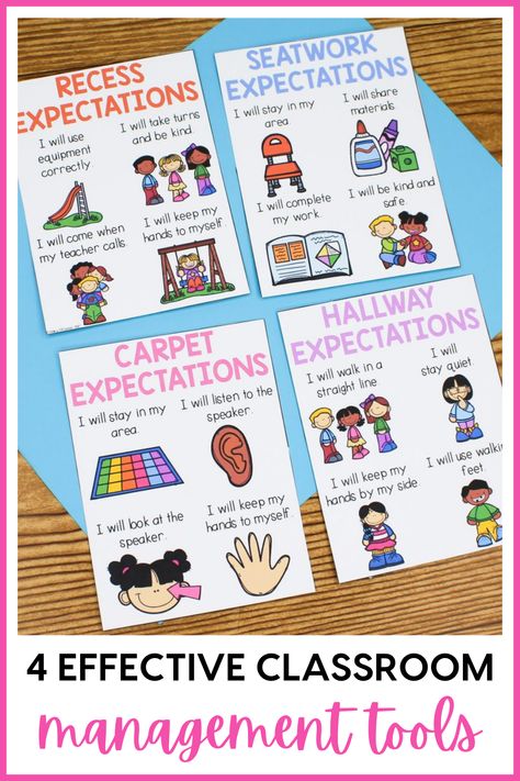 Struggling with classroom management this year? Today, I am sharing 4 classroom management ideas that actually work. These non-verbal cues for the classroom are a great way to help students stay on task and complete their work. Instead of using a clip chart, try one of these behavior management tools instead. These visual cues for behavior help students regulate their behavior on their own. Try one of these behavior management strategies today using picture cards and other classroom visuals. What Are We Doing Today Classroom, Preschool Good Behavior Rewards, Classroom Behavior Management System Preschool, Desk Behavior Visual, Behavior Management Bulletin Board, Behavior Cards For Classroom, Individual Behavior Management System Kindergarten, Visual Behavior Supports Free, Nonverbal Behavior Management