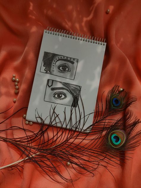 #radhakrishna #sketch #radhakrishnalove #artistic #art #drawing #eyes #foryou #insane_artistic_ig Asthetic Sketches Face, Radha Krishna Eyes Sketch, Radha Krishna Pictures Drawing, Asthetic Drawings Pencil Sketch, Radha Krishna Eyes Drawing, Radha Krishna Calligraphy, Aesthetic Sketch Ideas Deep Meaning, Krishna Journal Ideas, Radha Krishna Sketch Easy