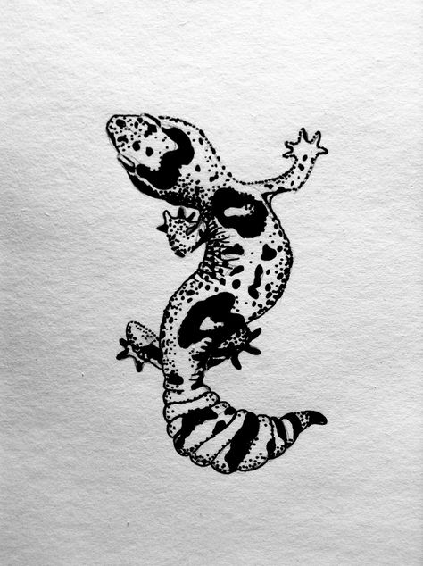 Leapord Gecko Drawing, Leopard Gecko Illustration, Lepord Gecko Tattoo Ideas, Leopard Gecko Tattoo Ideas, Small Leopard Gecko Tattoo, Leopard Gecko Sketch, Leopard Gecko Tattoo Design, Leopard Gecko Tattoo Simple, Gecko Sketch