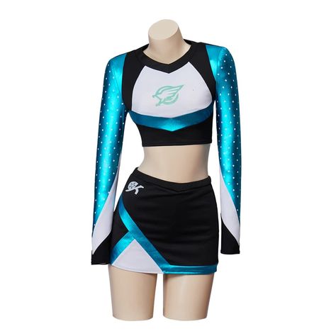 PRICES MAY VARY. Material:it's madeof high auality of polyester,it's breathable and comfortable to wear. Packing List:top+skirt Maddy perez cheerleading outfit maddy cosplay costumes maddie cheer costume top and skirt high school musical cheerleader costume unifrom dress for women adult Size:US women size, please check our size chart or Amazon women size chart carefully before placing order. Tips:hand wash at low temperature. There are Eight sizes for women available, US women size, please check Cheer Dance Outfit Ideas, Euphoria Cheerleader Outfit, Euphoria Cheerleader, Football Cheerleader, Cheer Apparel, Ella Jane, Cheer Costumes, Euphoria Clothing, Cheerleader Outfit