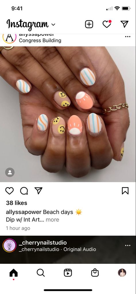 Back To School Kid Nails, Cute Back To School Nails For Kids, Kid Nail Ideas Short, Easy Rainbow Nails, Nail Ideas For Little Kids, Fair Nail Ideas, Kids Beach Nails, Beach Nails For Kids, Fun Cute Nails