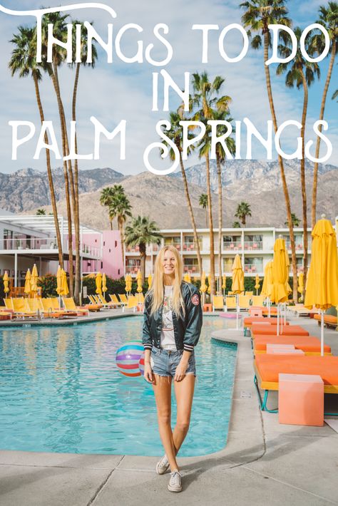 Explore one of the hottest travel destinations - Palm Springs! Here are travel tips and travel ideas on what to do and see in Palm Springs and the surrounding area of California. Palm Springs is a prime travel destination that you're sure to love with this guide to help you experience it like a local. 40th Birthday Celebration Ideas, Palm Springs Map, Palm Springs Bach, Palm Springs Outfit, California Travel Guide, Girls Trips, Palm Spring, Desert Life, Spring Styles