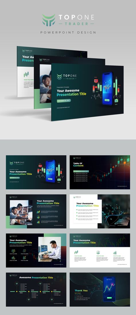 Designs | PowerPoint Template for New Forex Trading Firm | PowerPoint template contest Best Presentation Templates, Brand Guidelines Design, Company Presentation, Marketing Presentation, Infographic Powerpoint, Business Presentation Templates, Professional Powerpoint Templates, Powerpoint Design Templates, Presentation Design Template