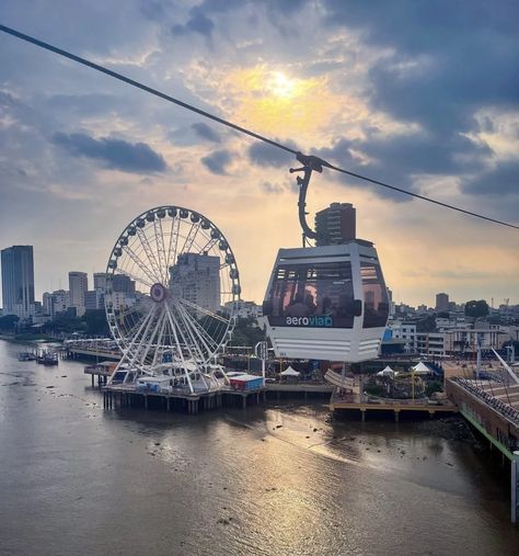 Guayaquil Ecuador Aesthetic, Ecuador Aesthetic, Ecuador Travel, Fotos Aesthetic, Latin American, Dominican Republic, Ecuador, Skyscraper, Tower