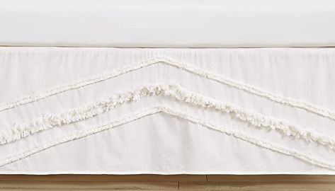 Amazon.com : Sweet Jojo Designs Ivory Boho Bohemian Girl or Boy Baby Nursery Crib Bed Skirt Dust Ruffle - Gender Neutral Solid Color Beige Cream Off White Farmhouse Chic Unisex Minimalist Fringe Macrame Cotton : Baby Crib Bed Skirt, Ruffle Crib Skirt, Bohemian Nursery, Crib Bed, Crib Bedding Boy, Complete Bedding Set, Boys Crib, Bohemian Girls, Crib Skirt