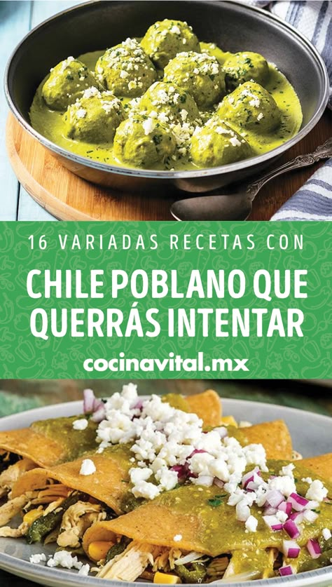 Poblano Recipes, Whole30 Dinner Recipes, Chile Poblano, Mexico Food, Healthy Breakfast Recipes Easy, Mexican Food Recipes Authentic, Easy Healthy Breakfast, Healthy Juices, Quesadillas